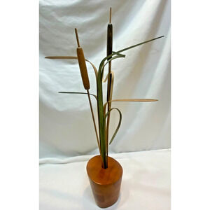 Flower Willow Wooden Sculpture